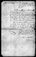 Criminal case file no. 142, Detainer for Manuel Pastoris, 1808