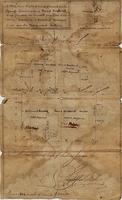 A map of four tracts of land, granted by the Spanish government to David Bradford, esq., deceas'd [i. e. deceased], for himself and three of his sons, [between 1809-1826]