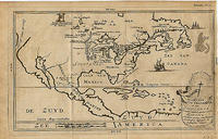 Kaart van Nieuw Vrankryk en van Louisiana Nieuwelyks Ontdekt