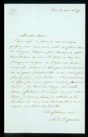 Amélie Duplantier to Euphrosine Tivollier Allard Duplantier, 1839 Aug. 12