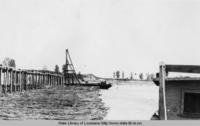 Levee at Cat Island Louisiana circa 1915