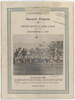 Tulane University Football Program; Green Wave vs. Miss. A.&M.
