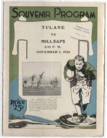 Tulane University Football Program; Tulane vs. Millsaps