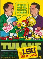Tulane University Football Souvenir Program-Tulane vs. LSU