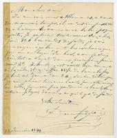 John McDonogh Papers. Correspondence with Andrew Durnford, 1844.