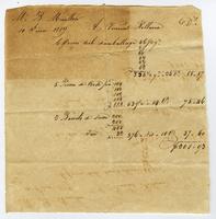 Jean Baptiste Meullion papers. Folder 01-06, 1819-1824.