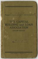 Dudley Turnbull and family papers. Volume 3, installment loan bank book, 1942 February-1948 February.