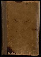 Andrew Durnford memorandum book, 1855-1858.
