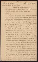 Indenture of Gabriel Mortimer with Mureau and Hazeur sponsored by Zeline Lemege, Volume 5, Number 381, 1835 April 23