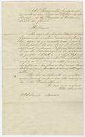 Félicité Aurore Barbier Bouny emancipation petition, 1842 March.