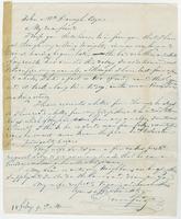 John McDonogh Papers. Correspondence with Andrew Durnford, approximately 1831-1847.