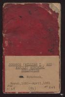 William T. Johnson and family papers. Volume 41, notebook, 1850 March-1861 April.