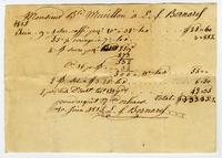 Jean Baptiste Meullion papers. Folder 01-05, 1815-1818.