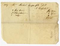 Norbert Badin papers, LaCaze Papers, Folder 01-01, 1824-1856.
