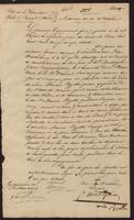 Indenture of Jean Barthelemy with Maurice Pizzeta sponsored by Jean Baptiste Montesquieu, Volume 4, Number 261, 1829 May 7