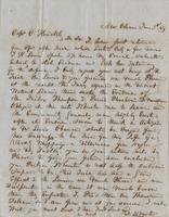 James Johnston personal letter, 1849 June 1.