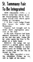 St. Tammany Fair To Be Integrated (10/7/65)
