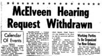 McElveen Hearing Request Withdrawn (9/17/65)