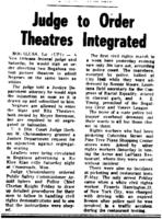 Judge to Order Theatres Integrated (8/1/65)