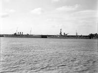 Battleships in the Mississippi River