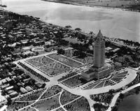 Aerial view of the Louisiana State Capitol Building