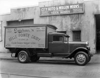 Belle Pointe Dairy truck