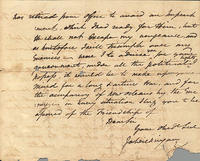 Letter, ca 1812
