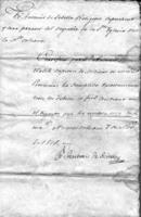 Certificate, 1801 Nov. 7