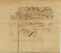 Certificate, 1802 Jan. 19