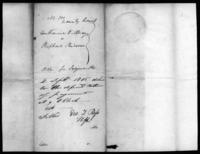 Civil suit record no. 101, Catherine Villeroy v. Raphael Perdomo, 1805