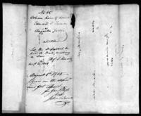 Civil suit record no. 85, Edward D. Turner v. Augustus Gotier, 1805