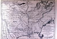 Carte de la Louisiane Colonie Francaise avec le cours du fleuve St. Louis