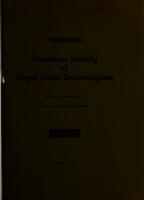 American Society of Sugar Cane Technologists Proceedings, 1971