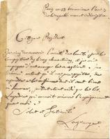 Joseph Louis Lagrange (?) letter, an 3 brumaire 23 [1794 Nov. 13]