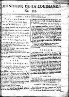 Sénatus-consulte of 18 floréal X (8 May 1802) published in Moniteur de la Louisiana, 1802 Aug. 21