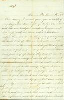 Letter "No. 6" from Edwin Benedict to Mary Benedict, 1863 March 2