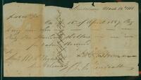 Note from James P. Bowman to W. & D. Urquhart, 1857 April 15