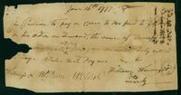 Promissory Note from William Winwright to George Dow, 1777 July 16