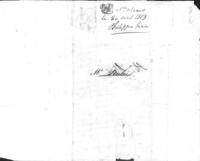 P. Philippon Jr. letter, 1813 April 20