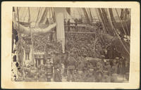 Crew of Richmond at quarters. Baton Rouge La. 1863.