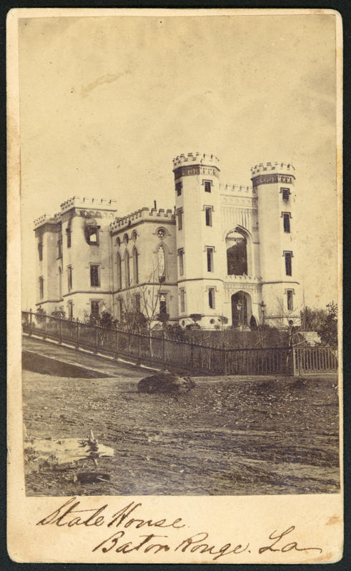 State House, Baton Rouge, La. [r] Burned Dec 30th 1862 [v]