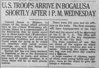 U.S. Troops Arrive in Bogalusa Shortly After 1 P.M. Wednesday