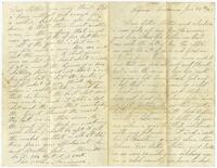 Letter from John Merritt to Thomas Merritt and Family, 1863 January 13