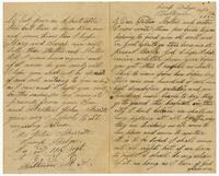 Letter from John Merritt to Thomas Merritt and Family, 1862 September 24