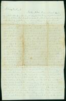 Letter, circa 1857-1864