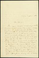 Eugène Dumez letter, 1864 February 13