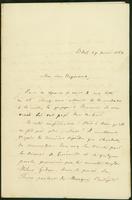 Eugène Dumez letter, 1864 January 29