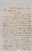 John A. Warder letter, 1852 November 15