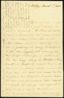 Sarah Ker Butler letter, 1863 March 8