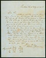 William Shannon letter, 1851 Aug. 12